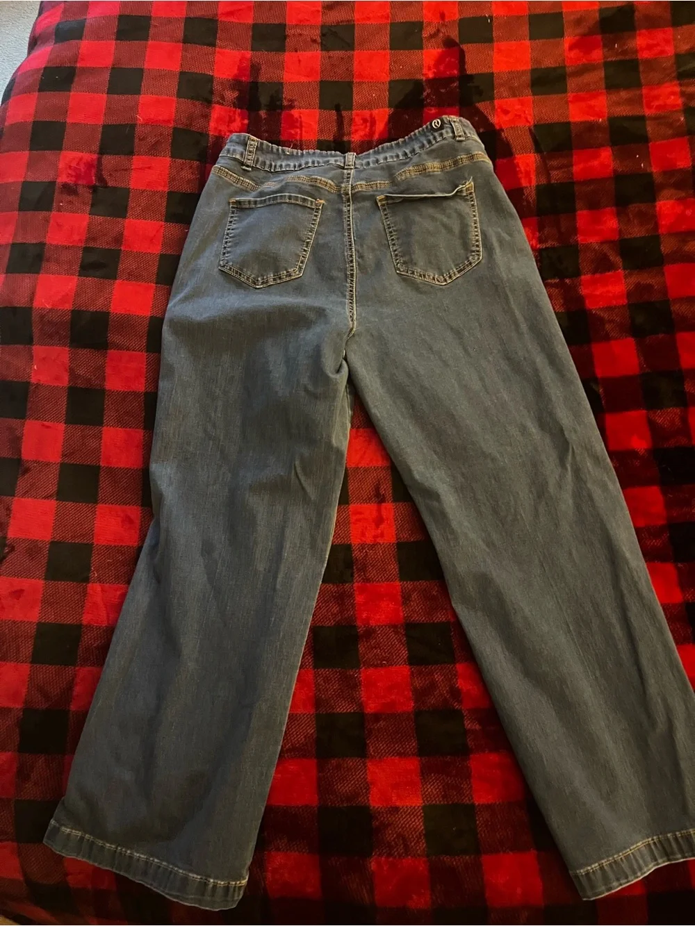Women’s Wide Leg Denim Jeans in Blue